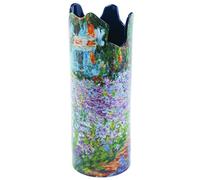 Dartington John Beswick Monet Irises In Garden Ceramic Art Vase Height:- 25cm Diameter:- 9.5cm Parastone SDA031