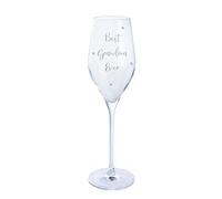 Dartington Personalised Best Grandma Ever Prosecco Glass With Crystal Detailing - Add Optional Message