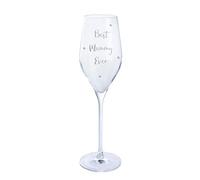 Dartington Personalised Best Mummy Ever Prosecco Glass With Crystal Detailing - Add Optional Message