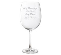 Dartington Personalised Just the One Giant Wine Glass. Takes full bottle - Add Your Own Message FREE ENGRAVING