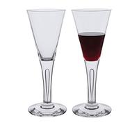 Dartington Crystal Sharon Claret Glass (Pack of 2), Crystal, 2 Count (Pack of 1)