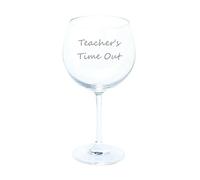 Dartington Teacher's Time Out Gin & Tonic Copa Glass - Teachers End of Term Gift