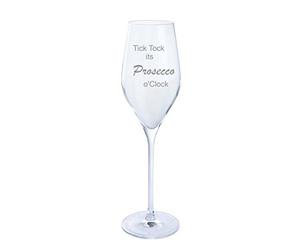 Dartington Tick Tock its Prosecco O'Clock Prosecco Glass