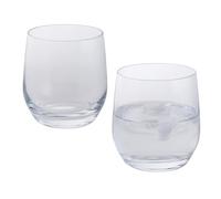 Dartington Crystal Wine & Bar Tumbler Glasses, Set of 2 | A Simple, All-Purpose Glass Tumbler Suitable for Wine, Whisky and All Spirits| 91mm | 370ml | Dishwasher Safe | Gift for Family or Friends