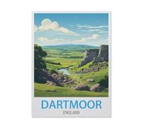 Dartmoor England,Puzzle 1000 Pieces Wood Puzzle Adult Children'S Educational Toy Family Decompression Game(75x50cm)-G98