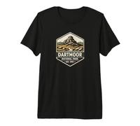 Dartmoor National Park UK Hiking Outdoors Vintage Walking Premium T-Shirt