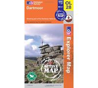 Dartmoor: Sheet OL28 (OS Explorer Map Active)