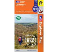 Dartmoor: Sheet OL28 (OS Explorer Map Active)