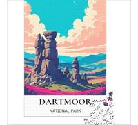 Dartmoor Tors 1000 Piece Jigsaw Puzzle | fun gift for dad to enjoy in his spare time at the weekend as a relaxing break from work and daily stress38x26cm