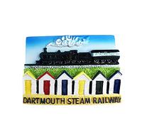 Dartmouth Steam Railway UK 3D Fridge Magnet Souvenir Gift,Resin Handmade Dartmouth Refrigerator Magnet Home & Kitchen Decoration Collection
