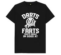 Darts and Farts That's What I'm Good at Kids Womens Mens T Shirt Medium Black