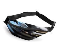 Darts Arrows Fanny Packs with Zipper, Personalized Waist Bags with Multiple Pockets, Adjustable Sling Bag for Travel, Waterproof Belt Bag, Crossbody Bags for Unisex