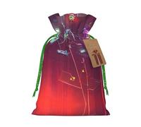 Darts Arrows Furture Print Drawstring Pouches For Gifts,Reusable Fabric Gift Bags,For Holiday And Party Presents