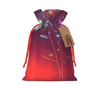 Darts Arrows Furture Print Drawstring Pouches For Gifts,Reusable Fabric Gift Bags,For Holiday And Party Presents