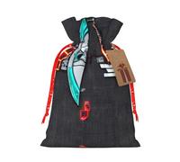 Darts Arrows Print Drawstring Pouches For Gifts,Reusable Fabric Gift Bags,For Holiday And Party Presents