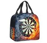 Darts Board Insulated Lunch Bags for Women Arrow Archery Target Darts Board Portable Cooler Thermal Food Lunch Box School