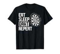 Darts Board Vintage Eat Sleep Dart Repeat T-Shirt