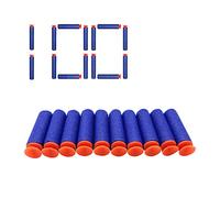 Darts Bullets, Refill Bullets, Refill Darts Foam Arrows, Soft Darts Refill Bullets, Refill Pack Toy for Outdoor and Family, Darts for N-Strike Elite Blaster Toy Gun, Outdoor, Pack of 100