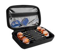 Darts Case - Portable Protective Case for Steel/Soft Tip Darts & Fishing Gear | Compact Organizer with Accessory Pockets, Durable & Lightweight for Travel, Game Rooms & Outdoor