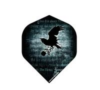 Darts Corner Alchemy Dart Flights | Official Licensed | Std - No2 | 100 Micron | Fantasy Design | One Set of 3 Flights (The Raven)
