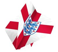 Darts Corner England Dart Flights | Officially Licensed England FA in Standard No2 Shape | Available in 3 Designs and Packs of 1, 3, 5 & 10