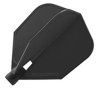 Darts Corner Harrows Clic Flights - Reinforced Edge - Shape - Black - 1 set (3) Checkout Card