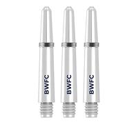 Darts Corner Officially Licensed Bolton Wanderers FC Nylon Shafts | Durable Dart Stems in White | Available in Short, Tweenie and Medium