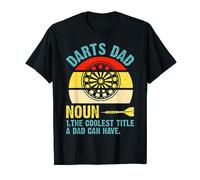 Darts Dad Noun The Coolest Title A Dad Can Have T-Shirt
