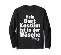 Darts Dart Costume in The Laundry Funny Dart Long Sleeve T-Shirt