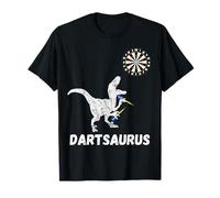 Darts Dinosaur Board Game Darts Player T-Shirt