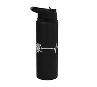 Darts EKG Funny Darts Stainless Steel Insulated Water Bottle
