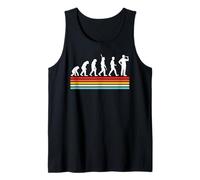 Darts Evolution Dart Player Retro Tank Top