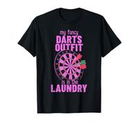 Darts Fancy Dart Costume In The Laundry Funny Dart T-Shirt
