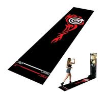 Darts Mat With Standard Throwing Lines Oche, Non-Slip Heavy Duty Rubber Dart Board Mats, Floor Protection With Throw Line Non-Slip Portable For Game Room Recreation Center Sports