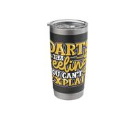Darts Player Darts Game Dart Player Darts Lover Throwing Stainless Steel Insulated Tumbler