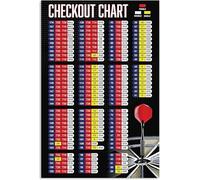 Darts Player Guide Checkout Chart Puzzle for Adults and Teens Jigsaw Puzzle for Home Decoration Toys and Games_300pcs