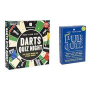 Darts Quiz Night & Pub Quiz Game Cards Score Board Bundle