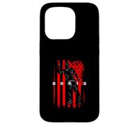 Darts -Stripes Stars American Flag Darts Case for iPhone 15 Pro