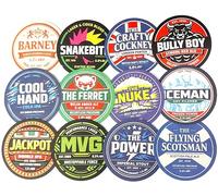 Darts Themed Beer Mats - Pack of 12 Pub Style 95mm Coasters - Darts Fan Gift for Man Cave, Home Bar & Games Room - Novelty Pub Coaster Set