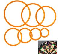 Darts Training Set - 7 Practice Rings with Ultimate Accessory and Improvement Kit, Includes 5 Bonus Games By Print It