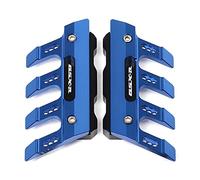 Dartsz For Suzuki GSX-R 600 1000 750 K4 GSXR 600 1000 750 Motorcycle Fall Side Guard Front Fork Protector Front Fender Protection Block Side Guard CNC Aluminum multiple colour (Color : Blue)