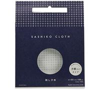 Daruma Sashiko Cloth Col.2 Light Gray with Grid Guide 01-8590