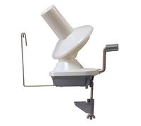DARUMA Wool Winder Type 2 Knitting Tools - Hand Operated Yarn Ball Winder- White and Gray