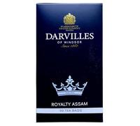 DARVILLES of WINDSOR - 50 x ROYALTY ASSAM Black Tea Teabags - Importers, Blenders & Packers of Fine Teas & Infusions since 1860 - (1 box of 50 loose teabags)