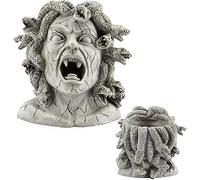 Darware Resin Medusa Head Planter, Large Garden Decor Statue Flower Pot
