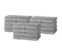 DARWEN STAR Hand Towels Set 100% Egyptian Cotton Towels, Quick Dry Towel,Multipurpose Towel Set 50 x 80 cm (Light Grey, 4)