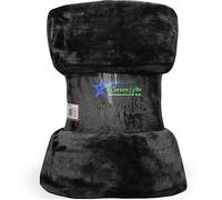 DARWEN STAR- Luxury Faux Fur Throw, Mink fleece throw Blanket/Sofa Throw/Bed Throw, Soft & Warm Blanket- Double &King (King(200 x 240cm), Black)