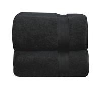 DARWEN STAR Premium Large Bath Towel 80x140 cm - 100% Cotton Bath Sheet, Ultra Soft Thick & Absorbent Towels, Luxury Bathroom & Spa Towels (Balck)