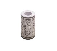 Darwery Gray Leaves PVC Self Adhesive Wallpaper Stick Wall Borders Waterproof Stickers for Bathroom Kitchen 10 Meters