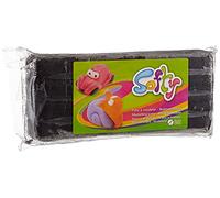 DARWI 1-Piece Clay SOFTY 500 GRS. BLACK, BLACK